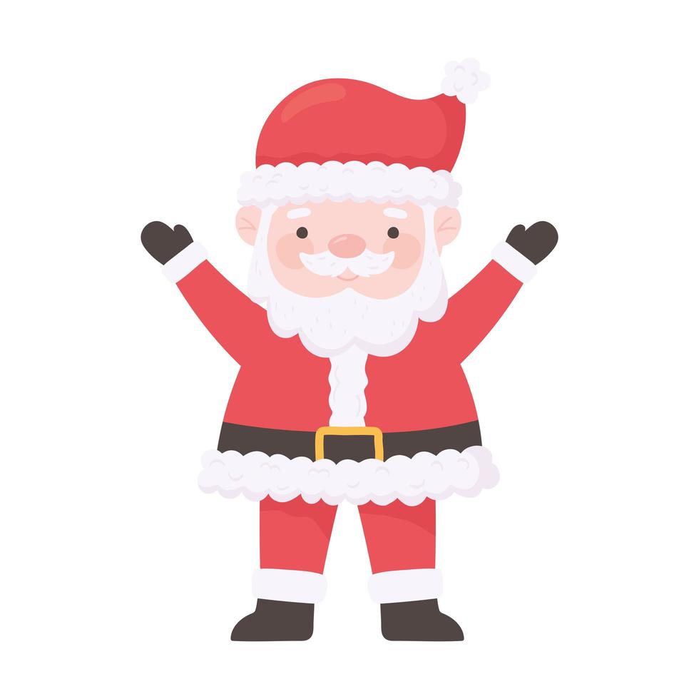 happy santa claus vector