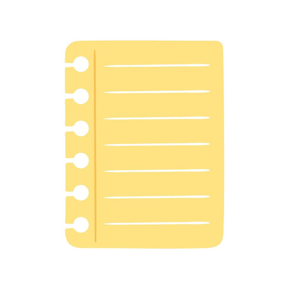 paper blank style vector