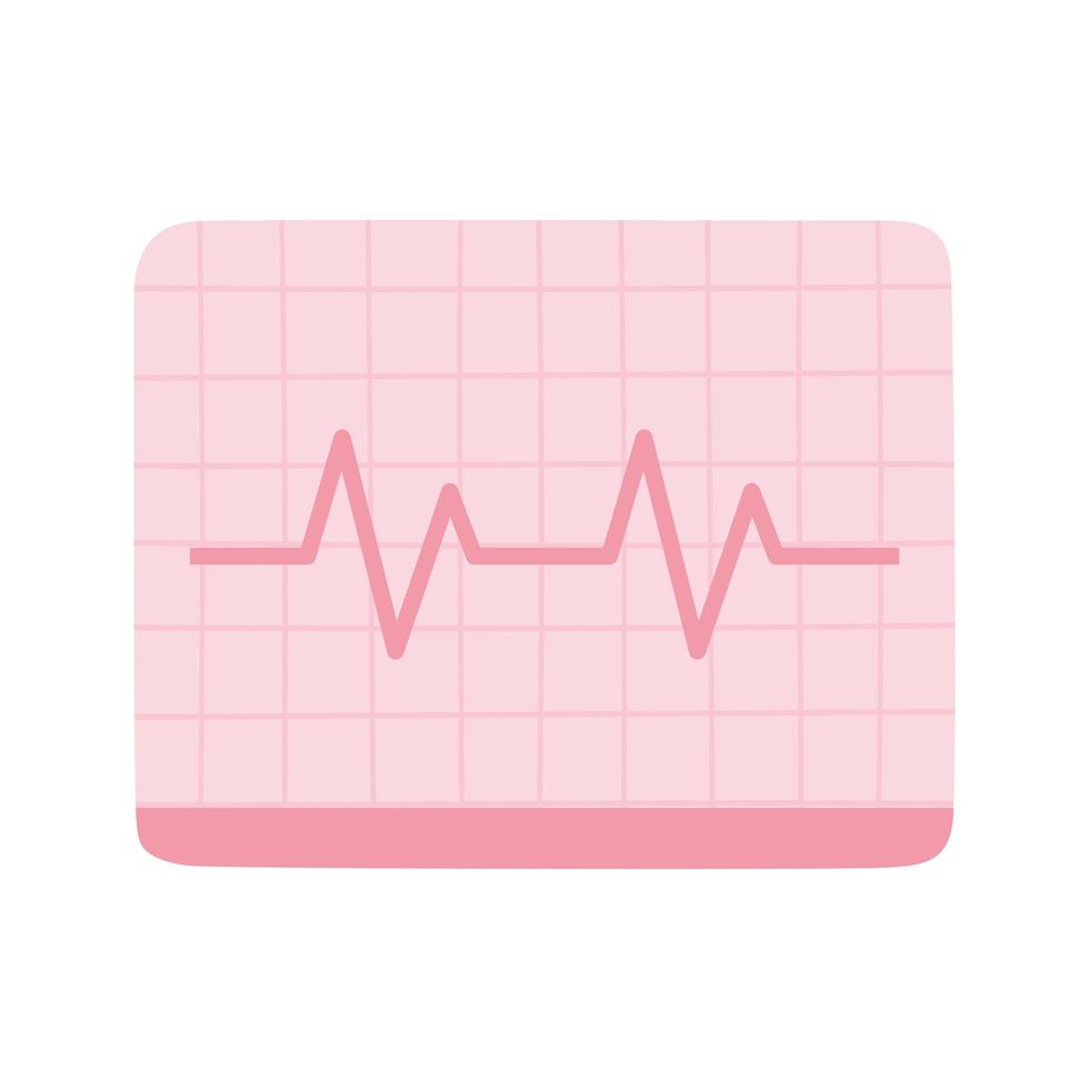 heartbeat pulse medical vector