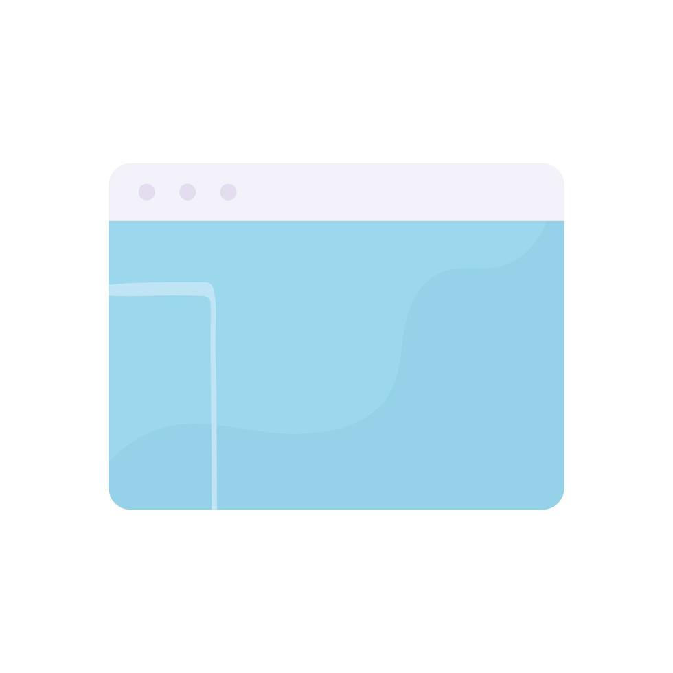 website blank template vector