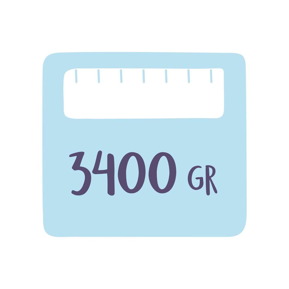 weight scale icon vector