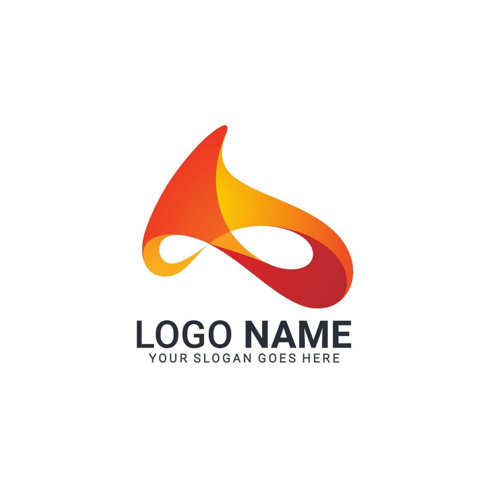 Modern abstract letter A logo design. Editable logo design vector