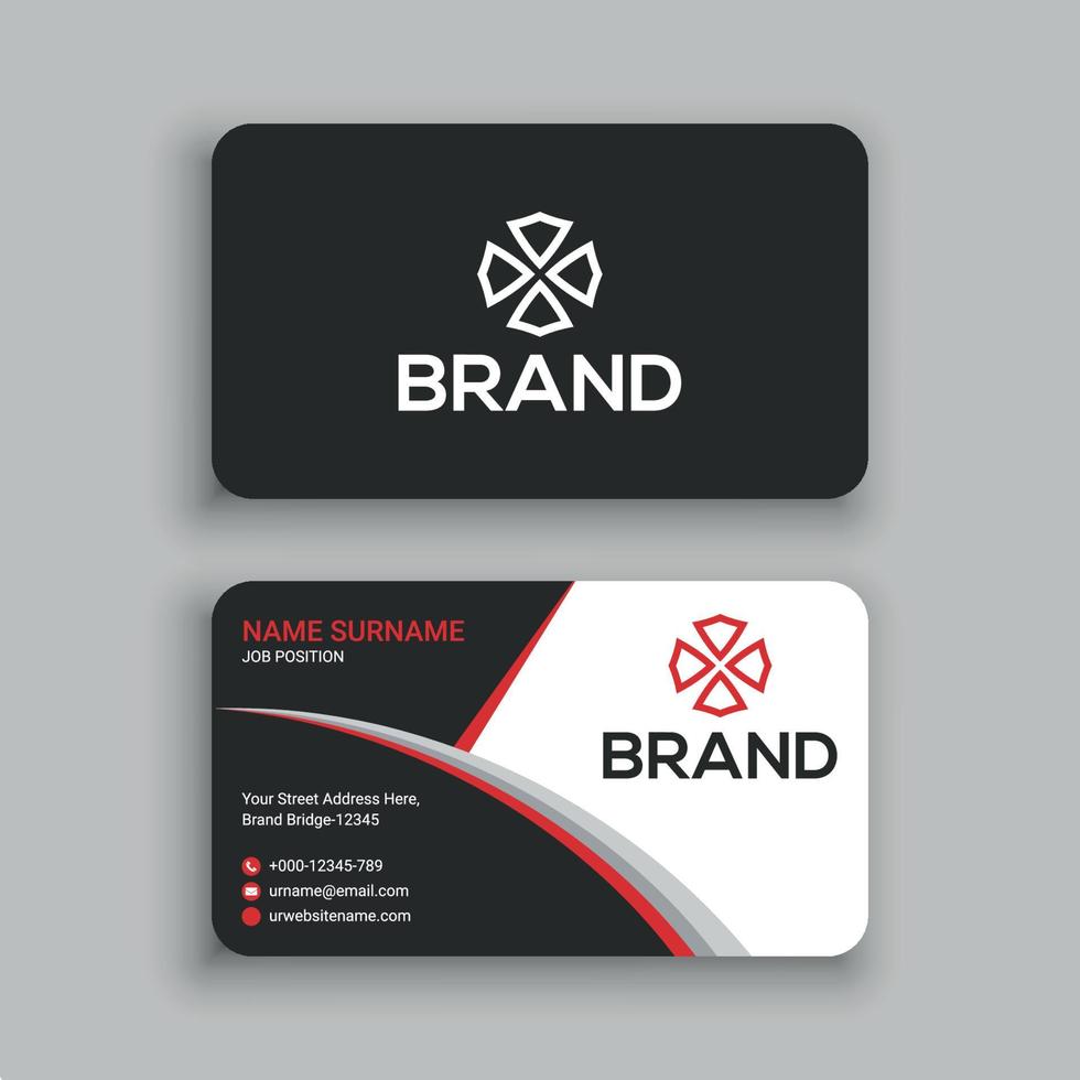 Business card design templates vector