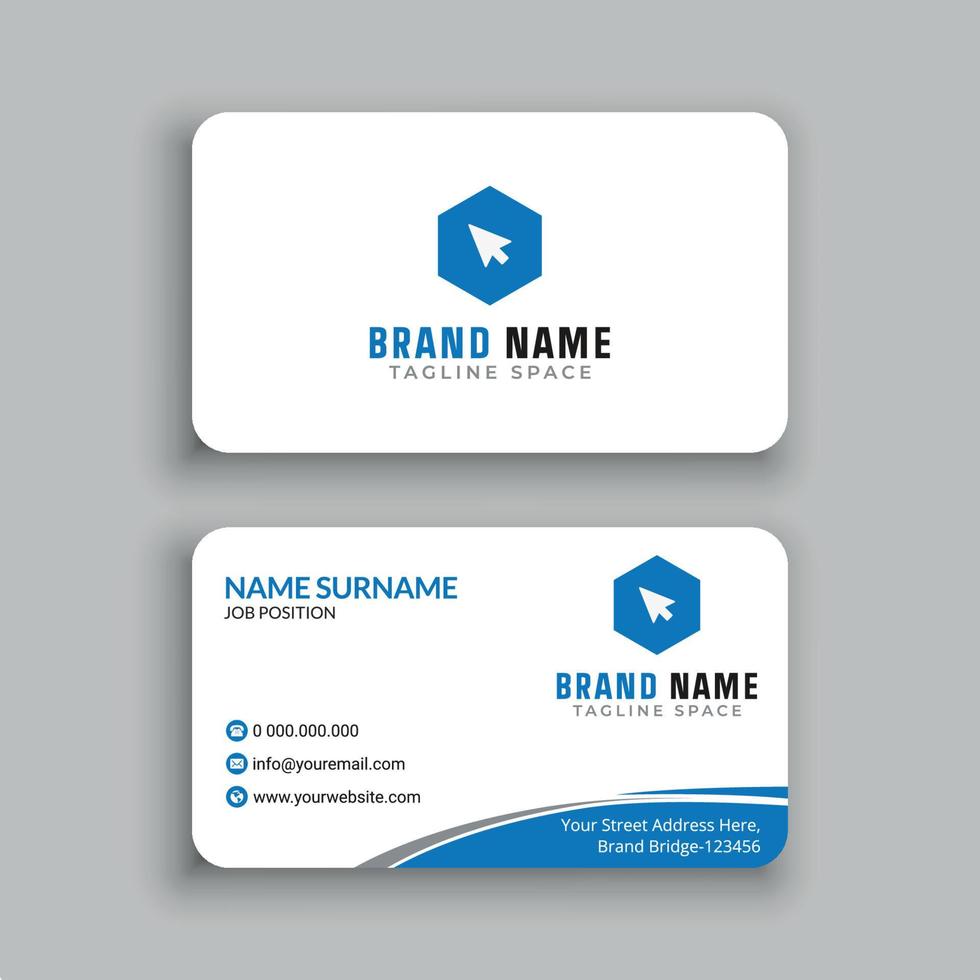 Business card design templates vector