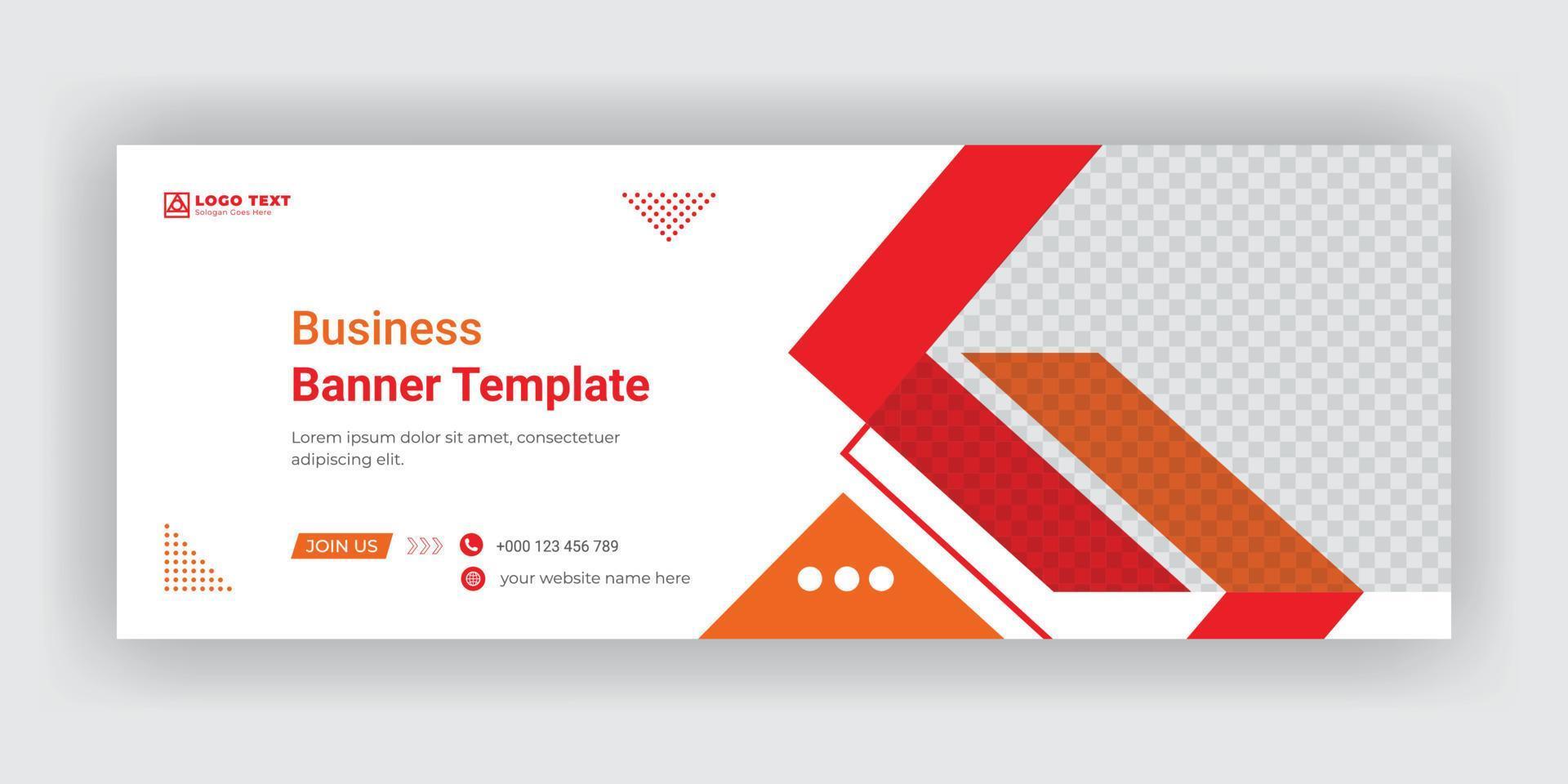 Business Banner Social Media Cover Template vector