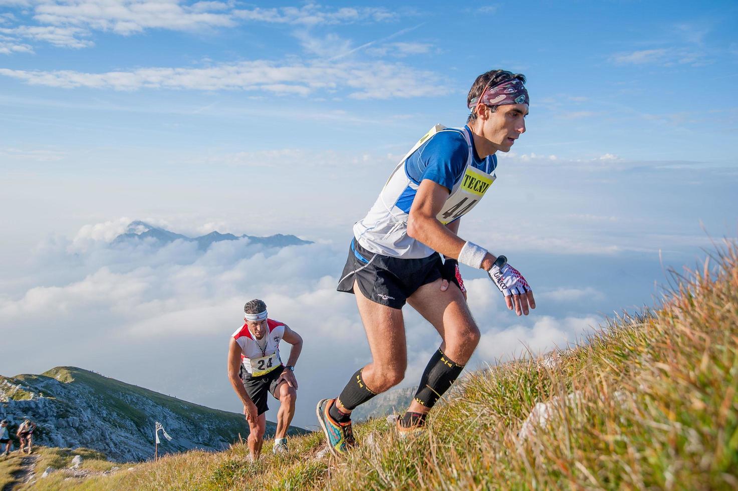 serina italia 2 de septiembre de 2018 carrera competitiva extrema en las montañas de 50 km foto