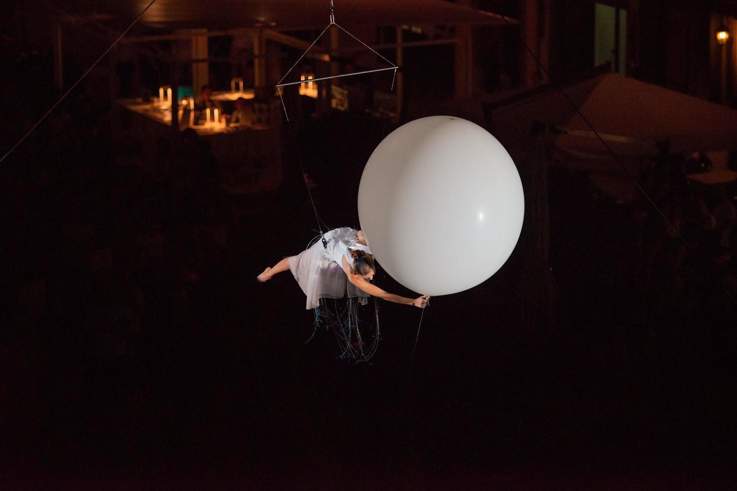 Bergamo Italy 2018 Performance of acrobatic dance, MolecoleShow photo