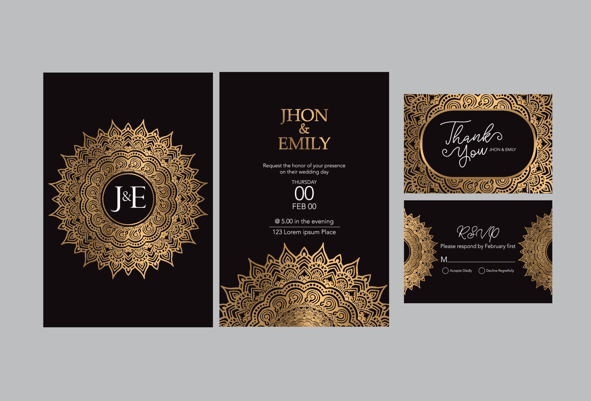 Gold vintage greeting card on a white background. Luxury ornament template.  Mandala. Great for invitation, flyer, menu, brochure, postcard, background,  wallpaper, decoration, or any desired idea 5253942 Vector Art at Vecteezy
