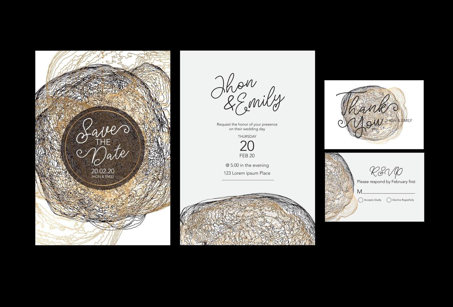 invitation to the wedding, a great celebration of lovers, the bride and groom.background texture luxury liquid marble and gold. for business cards, flyers, flyer, banner, website, paper printing. vector