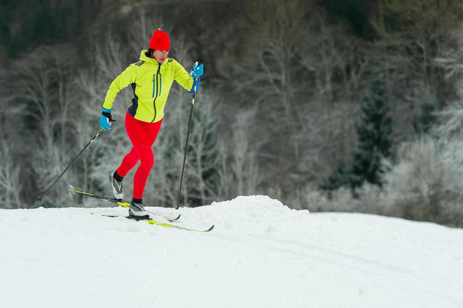 Cross-country skiing alternate photo