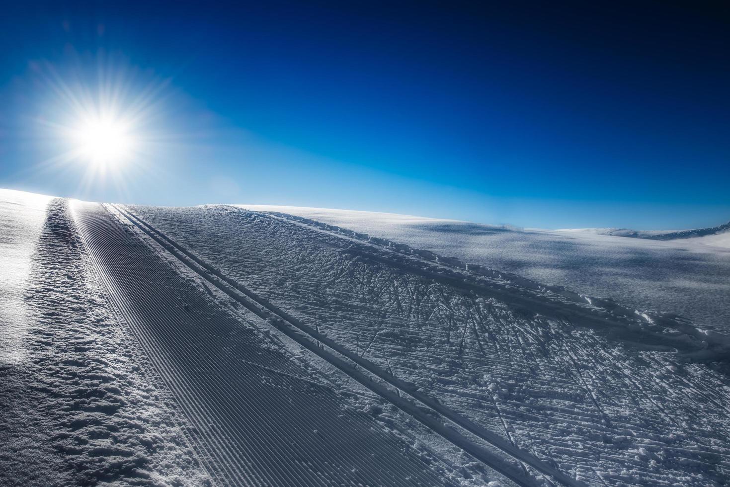 Nordic ski slope photo