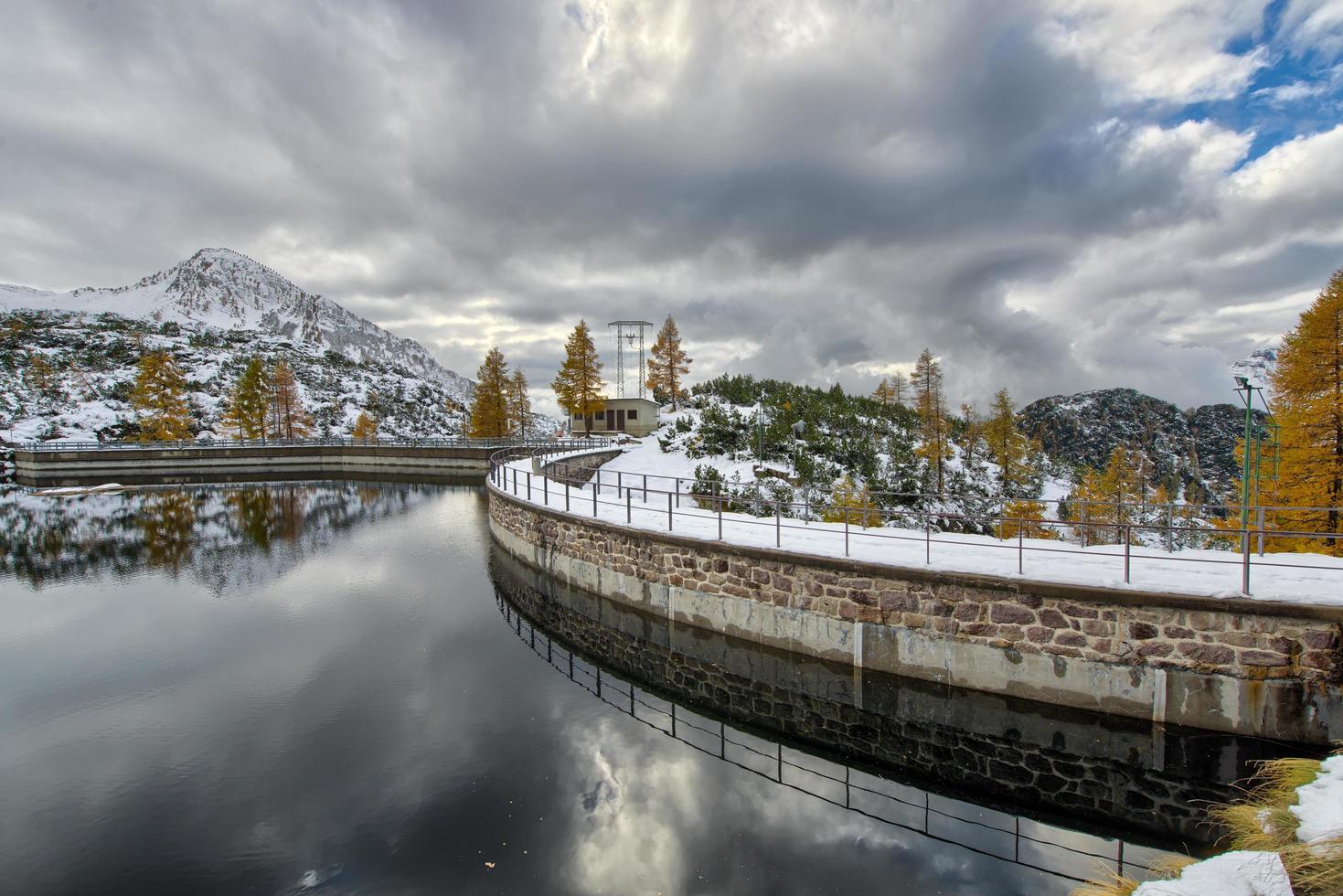 Dam Mountain on Italian alps photo