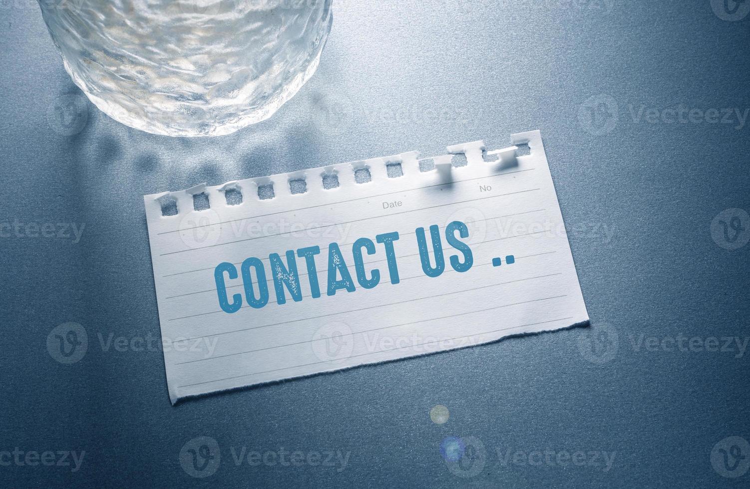 Contact us Business Concept idea photo