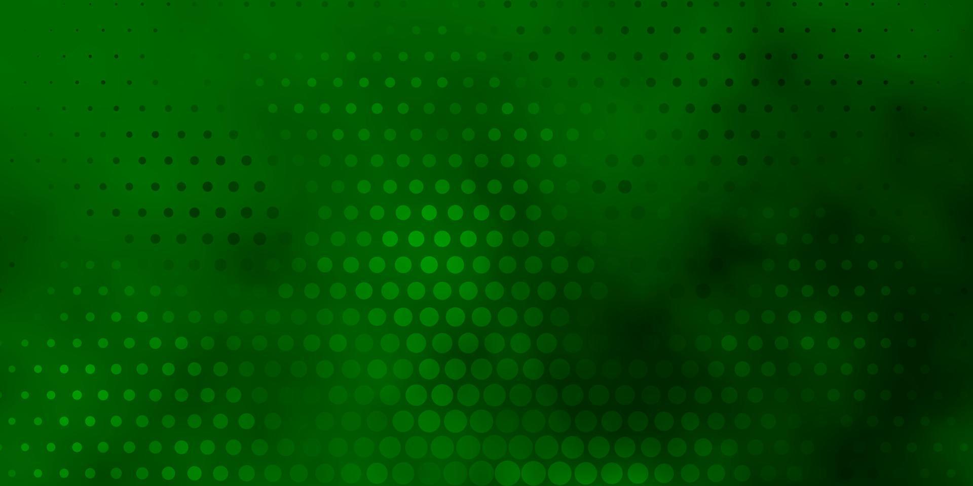 Light Green vector backdrop with dots.