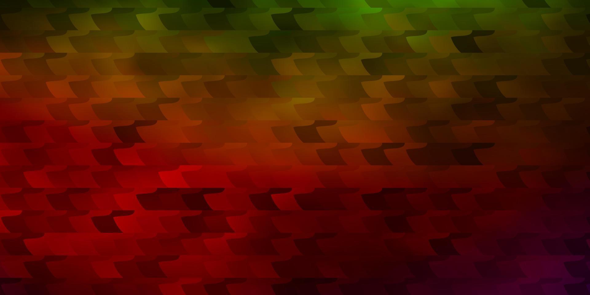 Dark Green, Red vector background in polygonal style.