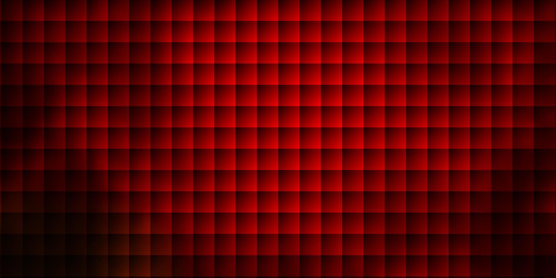 patrón de vector verde oscuro, rojo en estilo cuadrado.