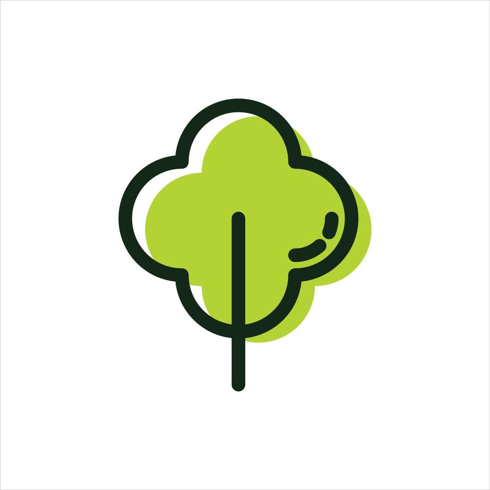 leaf icon logo template, environment and plants used. vector