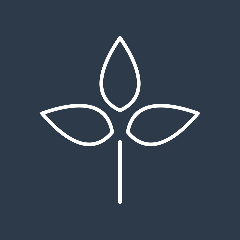 Leaf icon logo template, used for environment and plants. vector