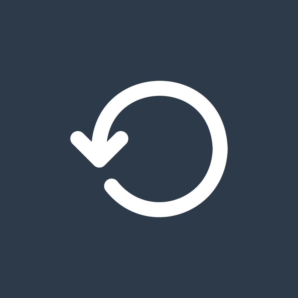 Line art arrow icon, used for direction. vector