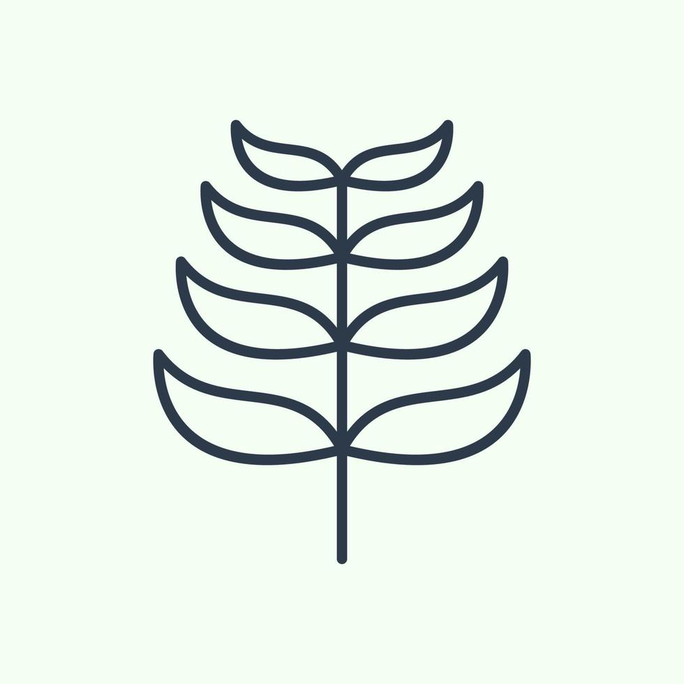 plantilla de logotipo de icono de hoja, utilizada para el medio ambiente y las plantas. vector