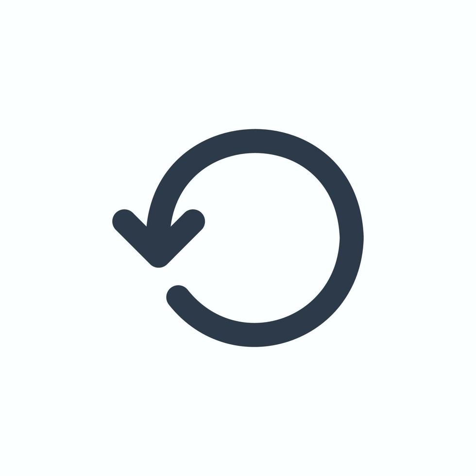 Line art arrow icon, used for direction. vector