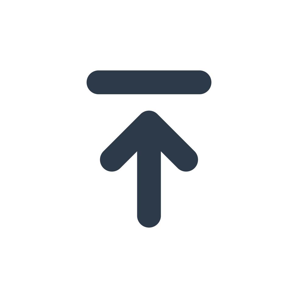 Line art arrow icon, used for direction. vector