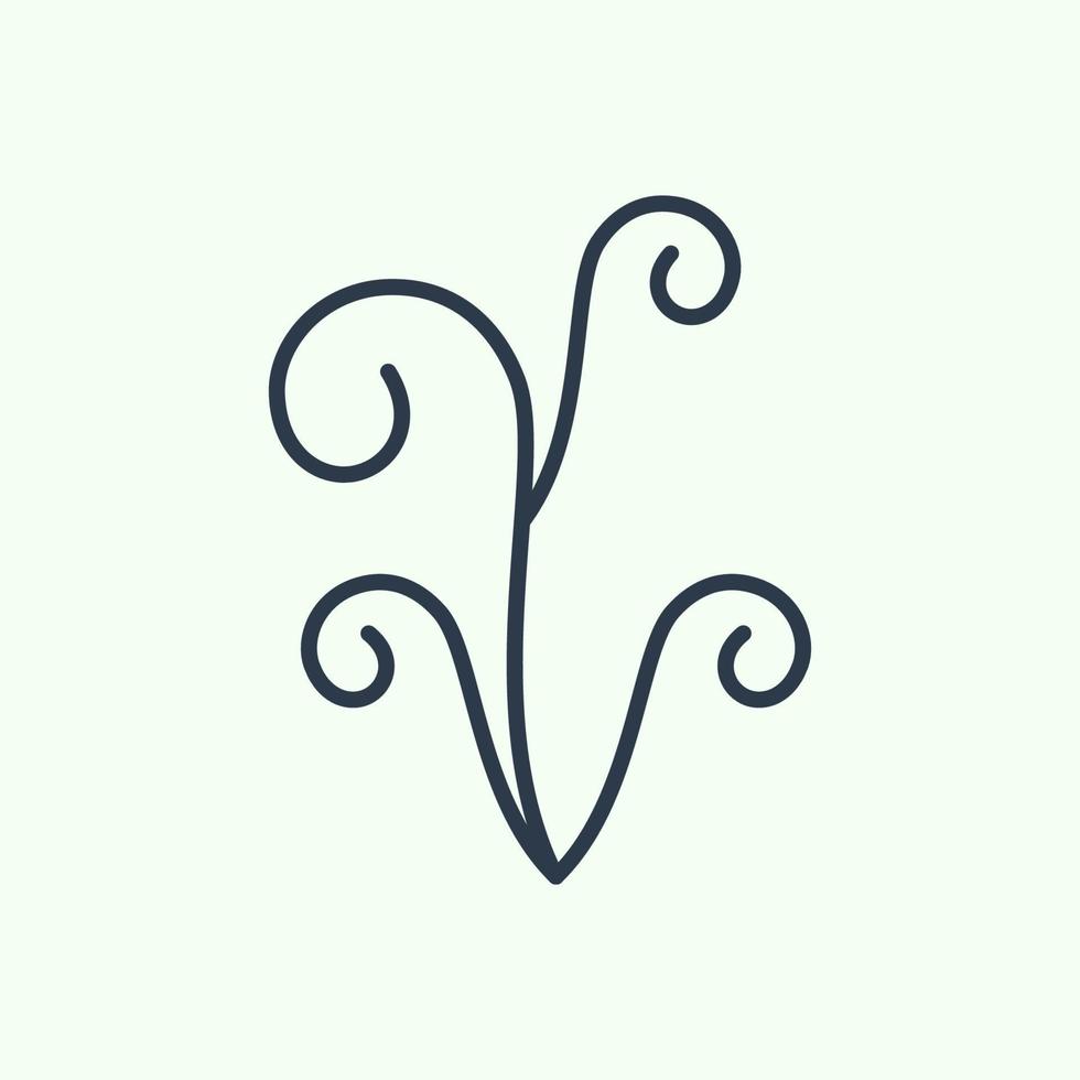 Leaf icon logo template, used for environment and plants. vector