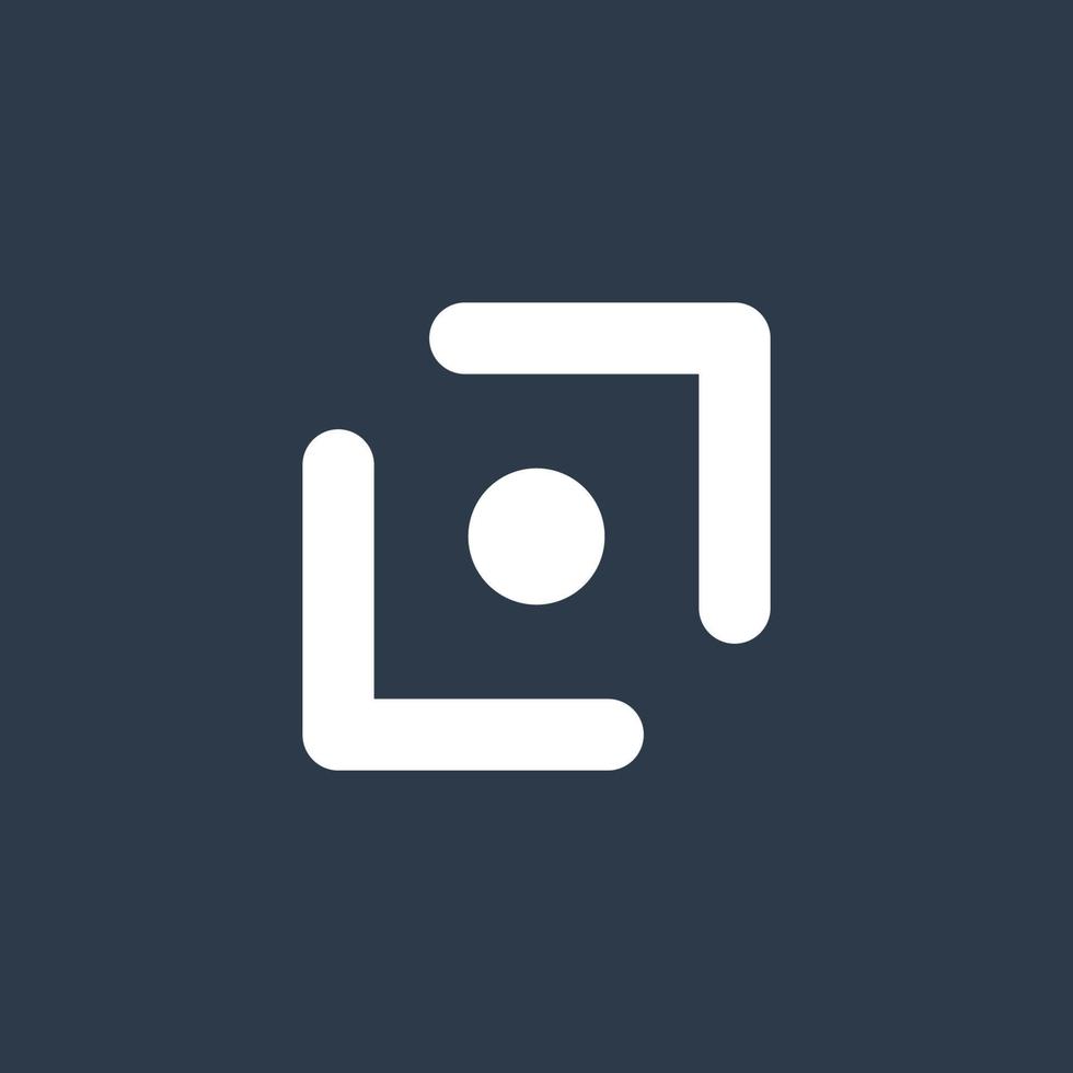 Line art arrow icon, used for direction. vector