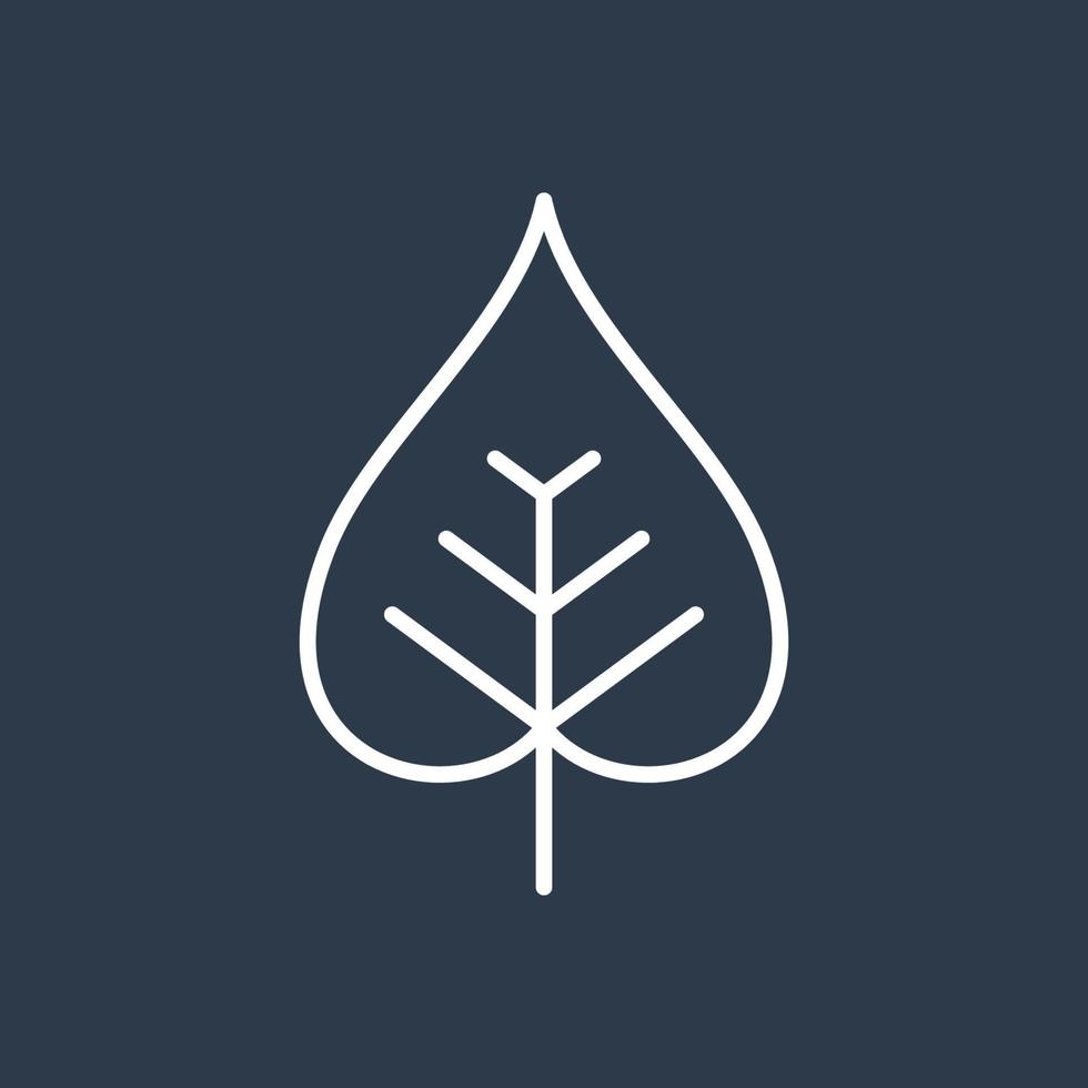 Leaf icon logo template, used for environment and plants. vector