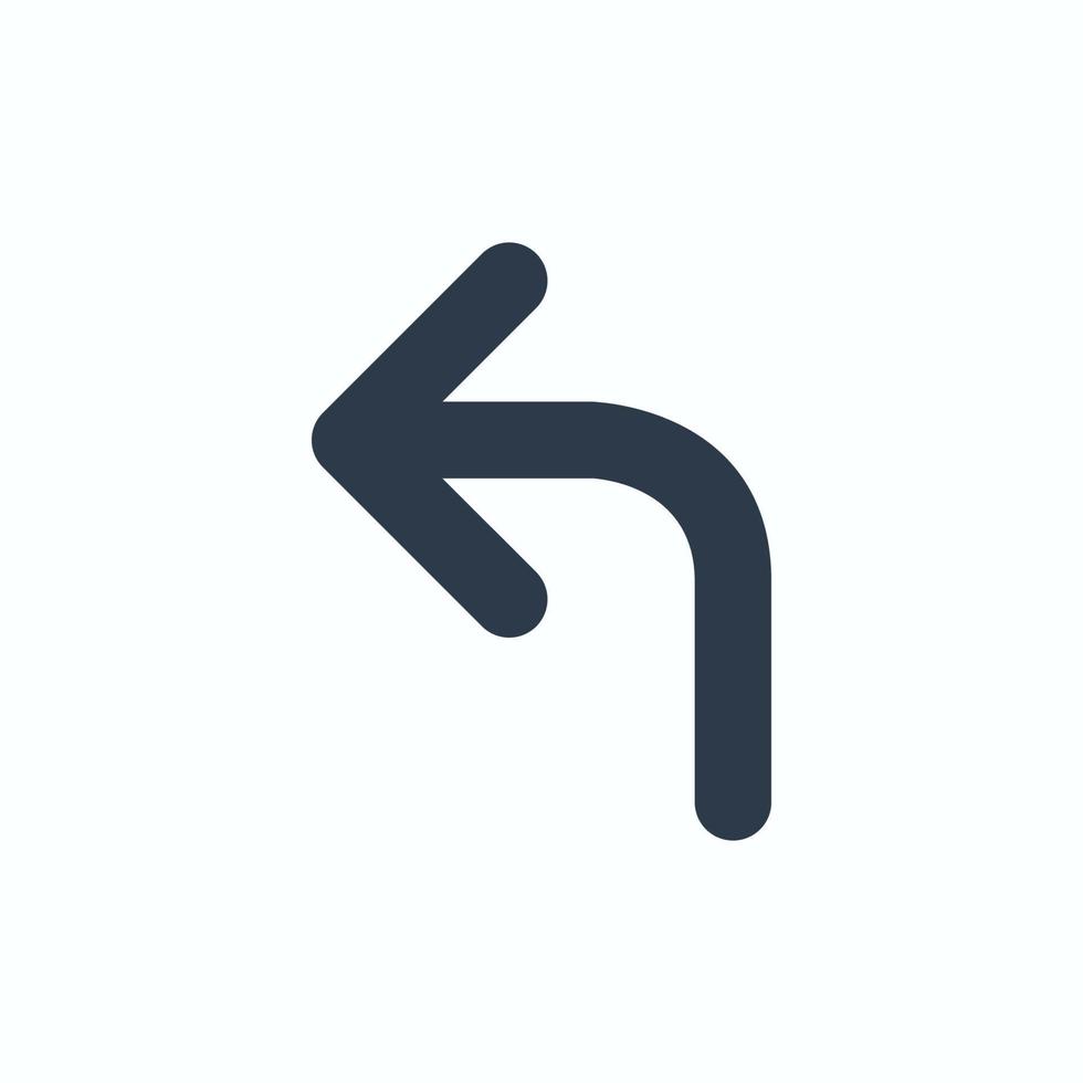 Line art arrow icon, used for direction. vector