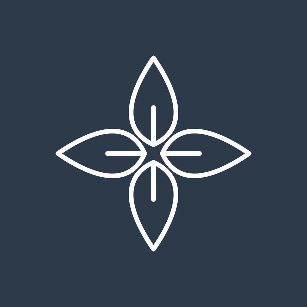 Leaf icon logo template, used for environment and plants. vector