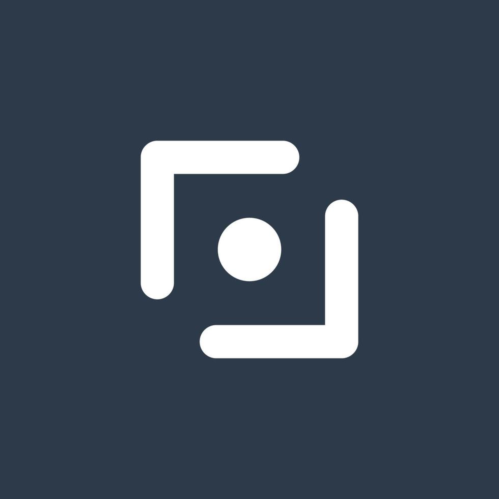 Line art arrow icon, used for direction. vector