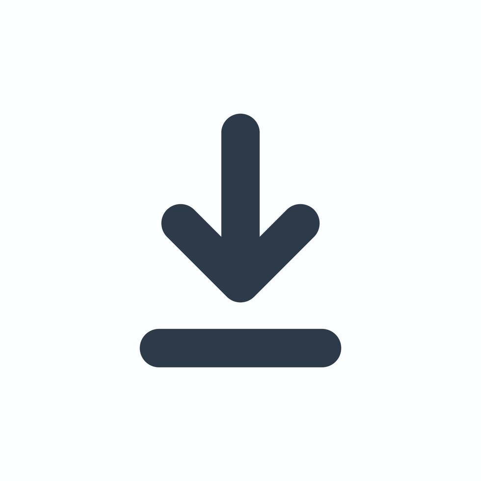 Line art arrow icon, used for direction. vector