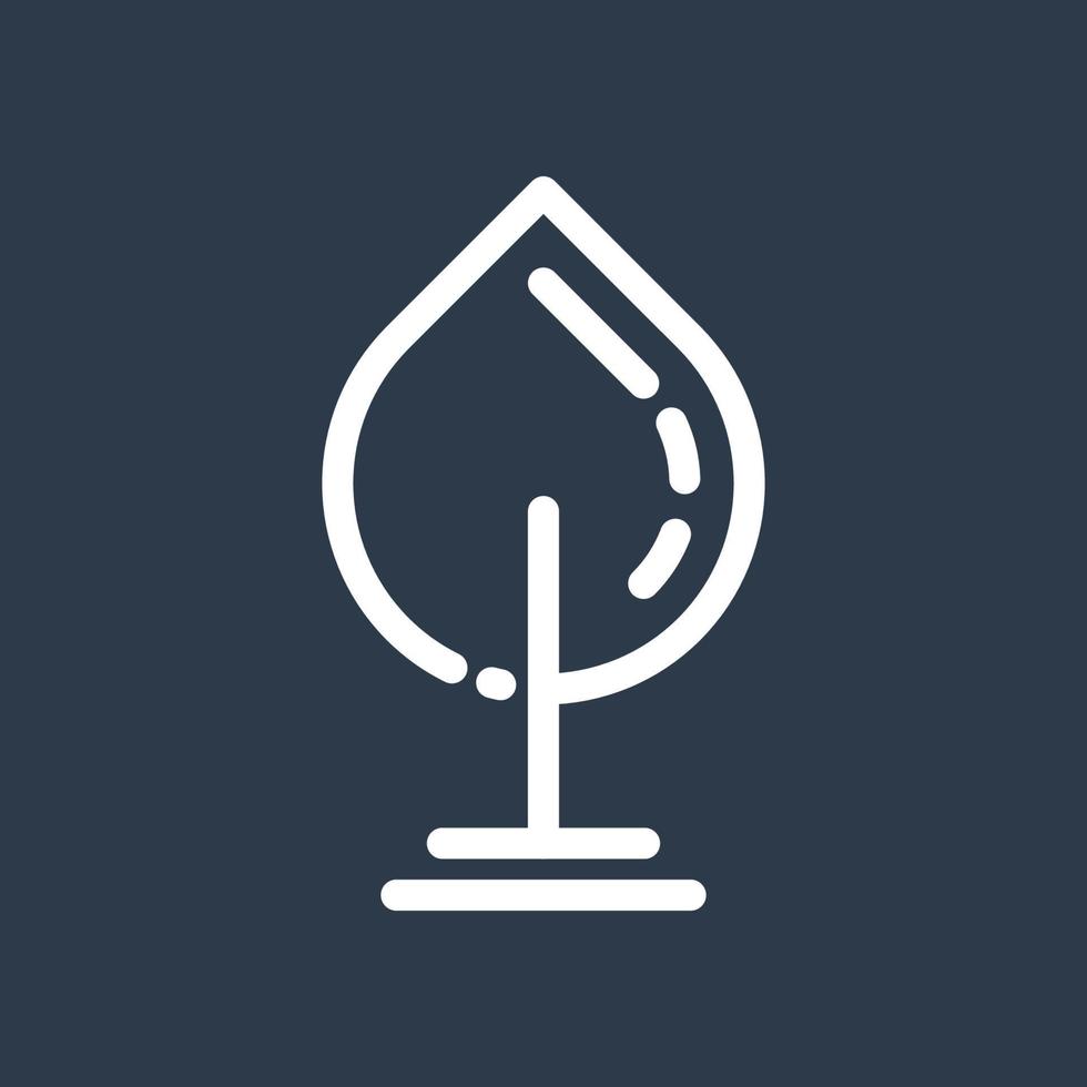 Leaf icon logo template, used for environment and plants. vector