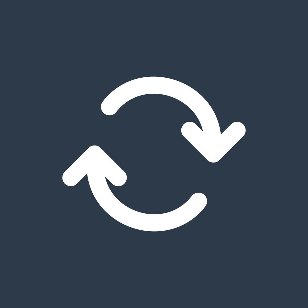 Line art arrow icon, used for direction. vector
