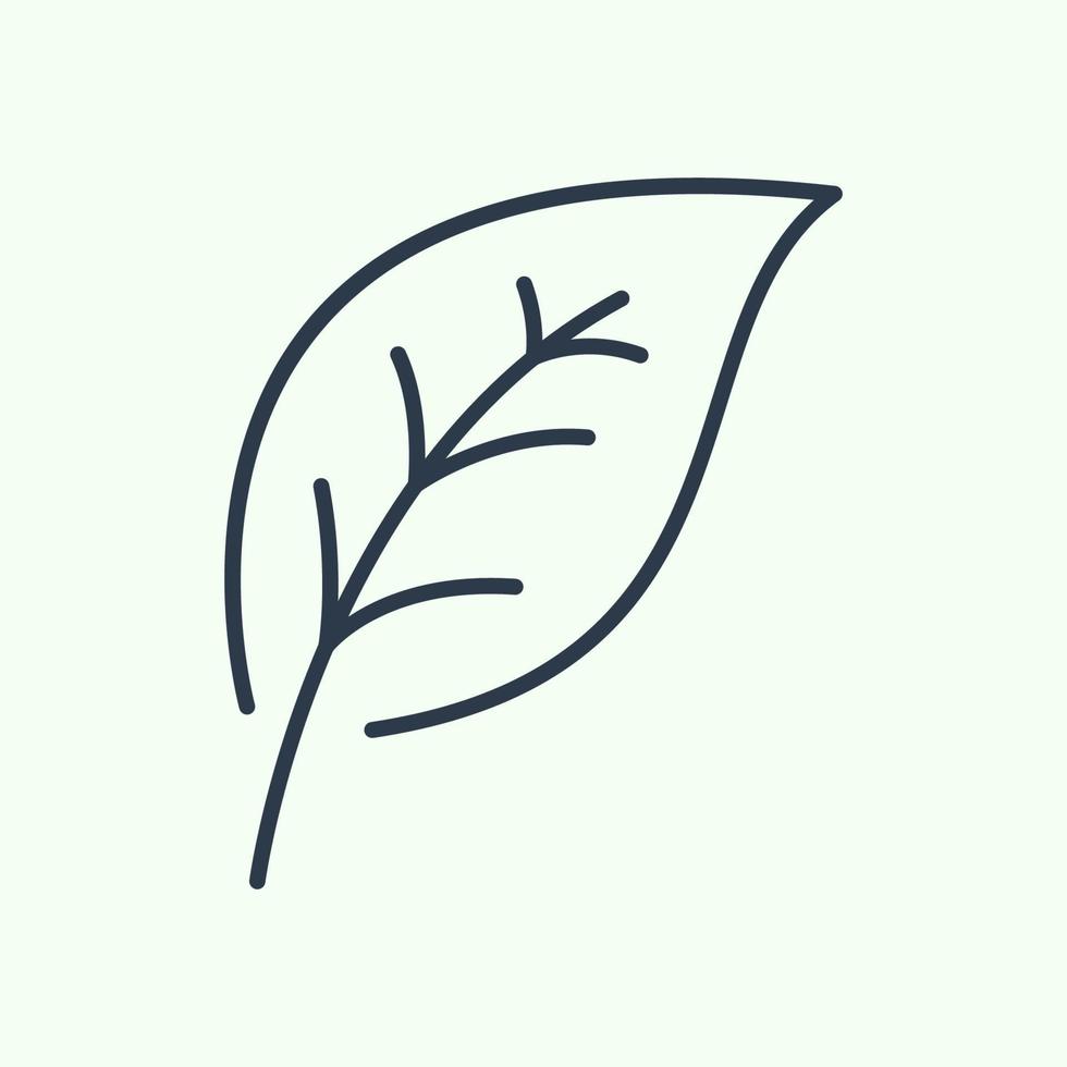 Leaf icon logo template, used for environment and plants. vector