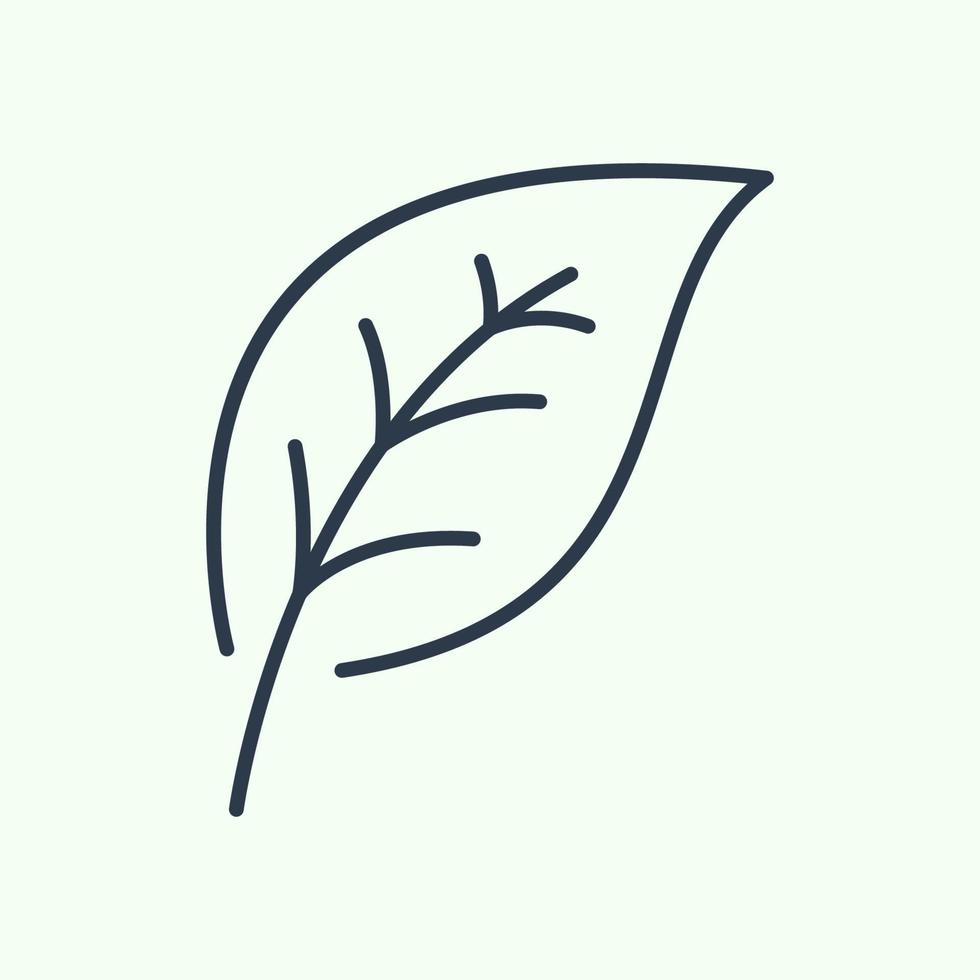 plantilla de logotipo de icono de hoja, utilizada para el medio ambiente y las plantas. vector