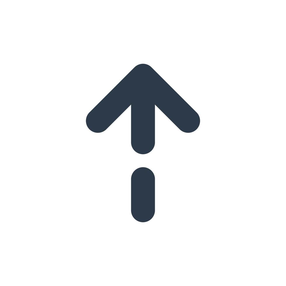 Line art arrow icon, used for direction. vector