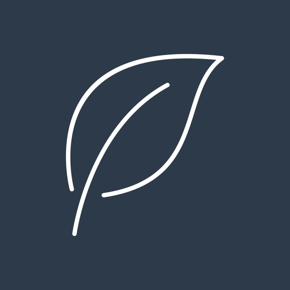 Leaf icon logo template, used for environment and plants. vector