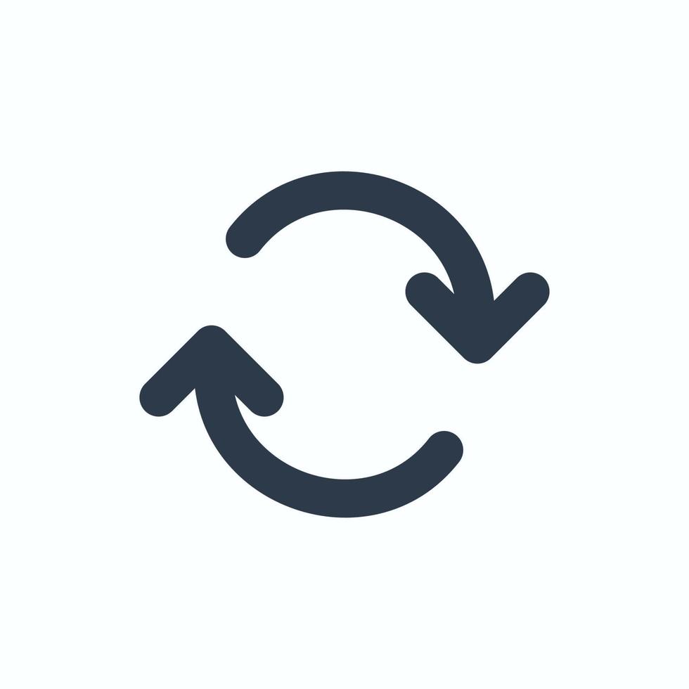 Line art arrow icon, used for direction. vector