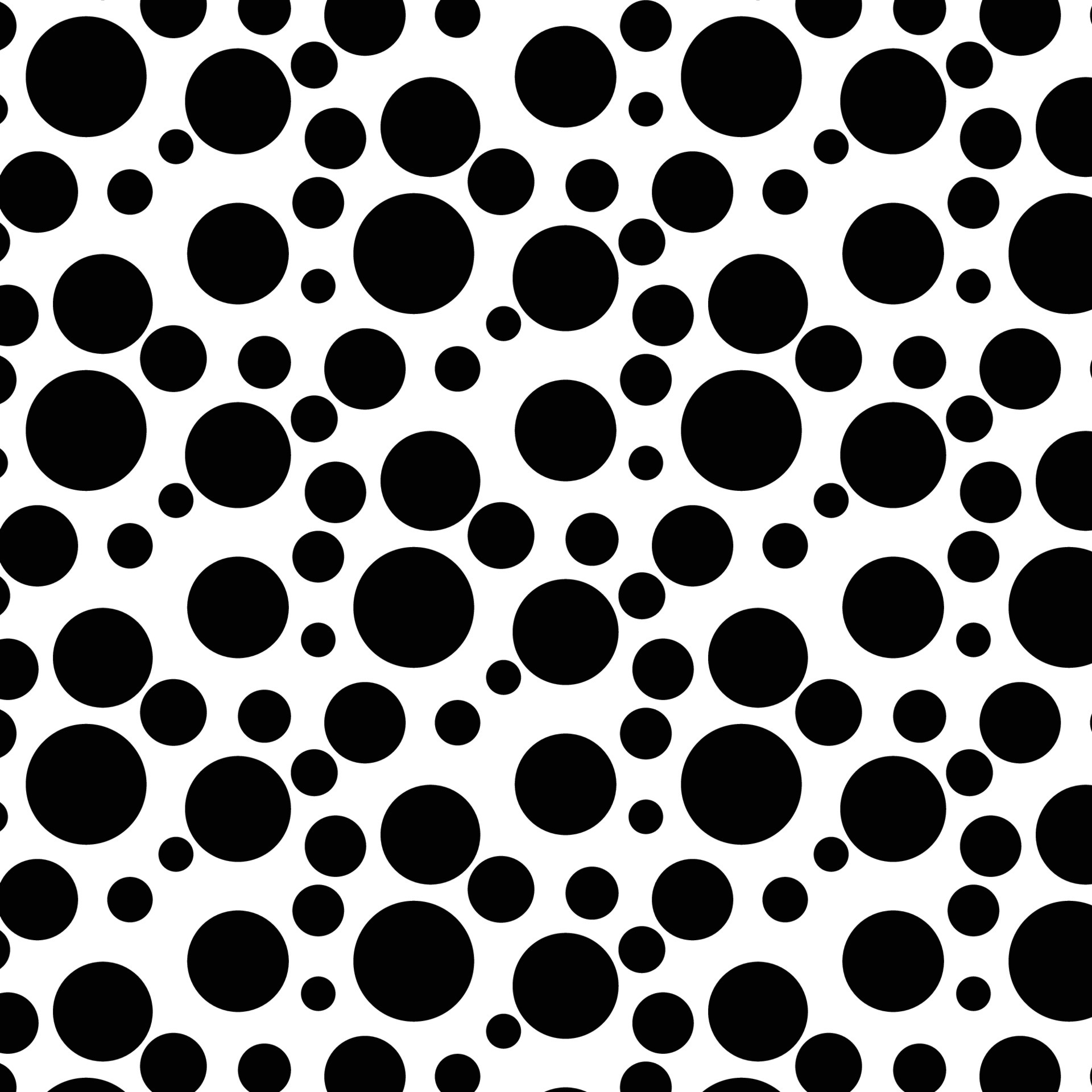 Ilustration pattern vector of Abstract Polkadot Black Circle 5256714 ...