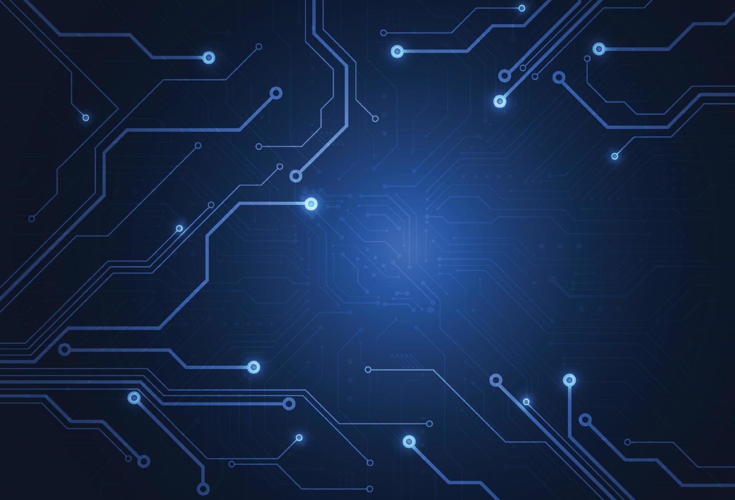 Abstract digital background with technology circuit board texture. Electronic motherboard illustration. Communication and engineering concept. Vector illustration