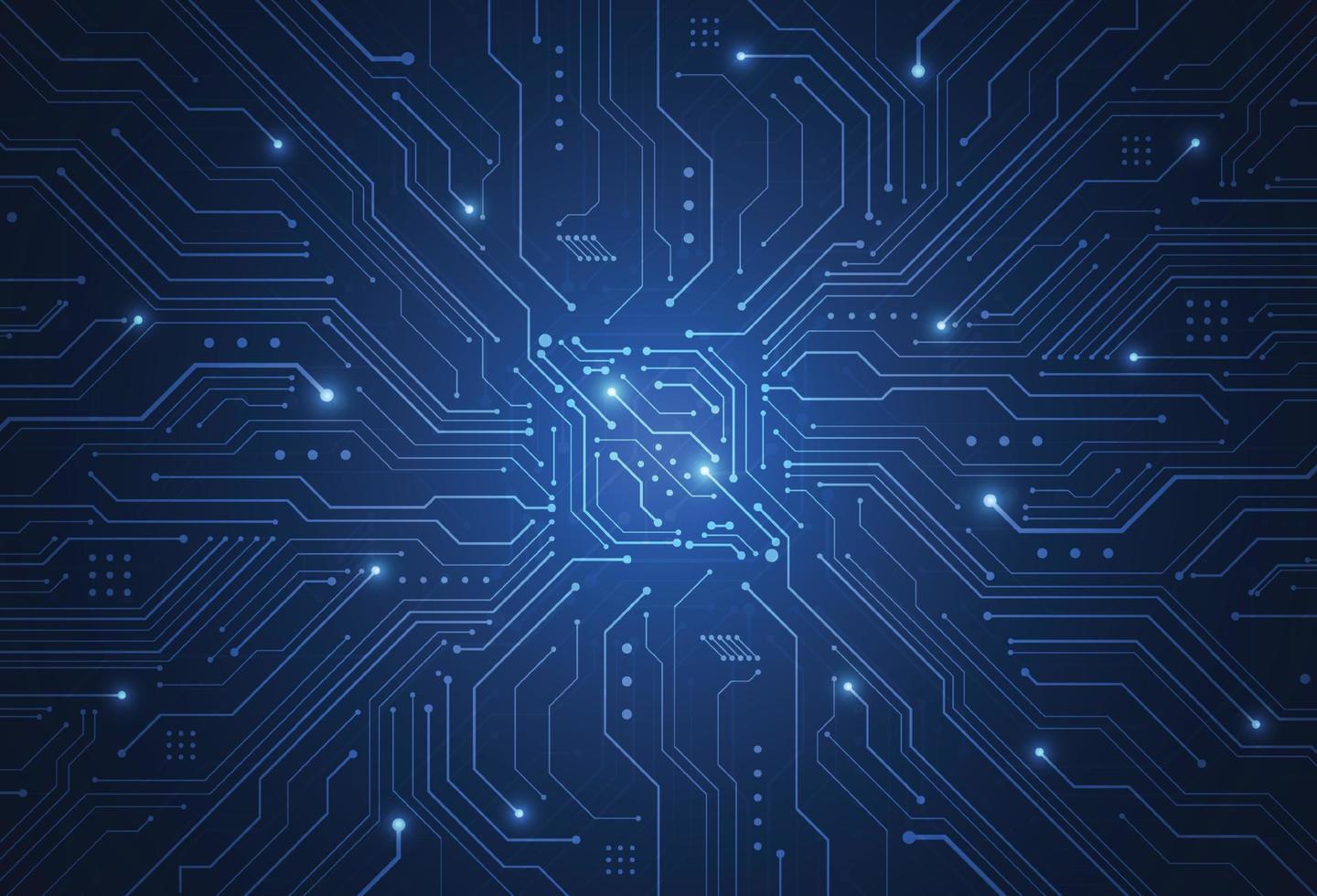 Abstract digital background with technology circuit board texture. Electronic motherboard illustration. Communication and engineering concept. Vector illustration