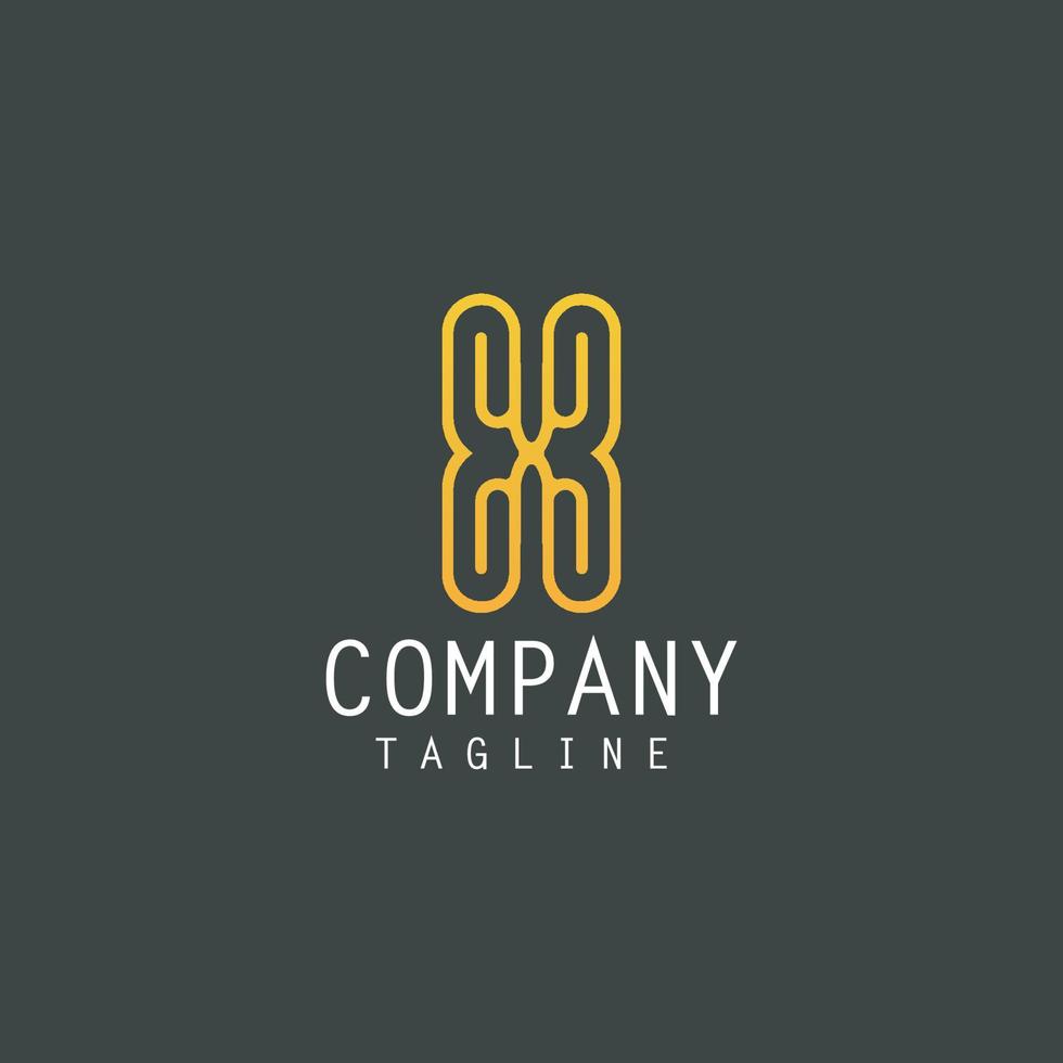 Absract Initial Letter H Logo Design vector