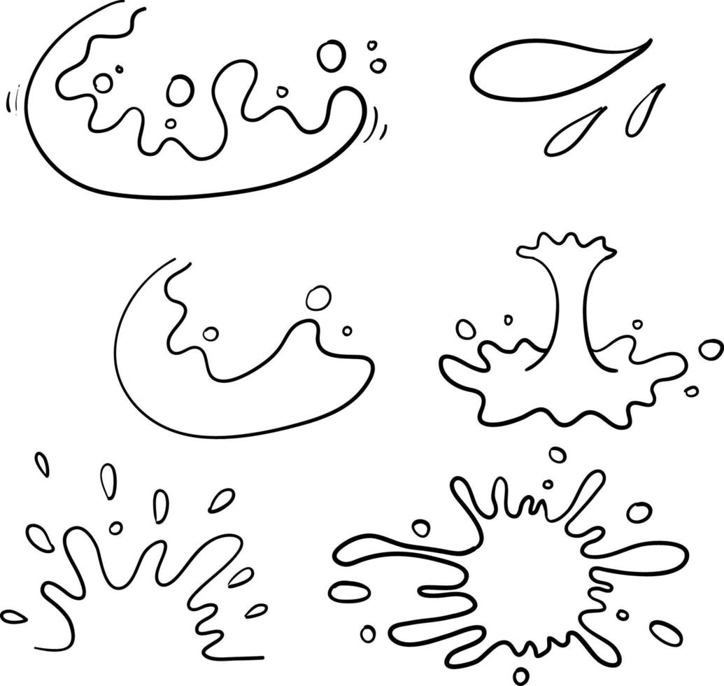 colección de salpicaduras de agua con gotas, un chorro de agua que cae estilo de dibujos animados de garabatos dibujados a mano 5256984 Vector en Vecteezy colección de salpicaduras de agua con gotas, un chorro de agua que cae estilo de dibujos animados de garabatos dibujados a mano 5256984 Vector en Vecteezy