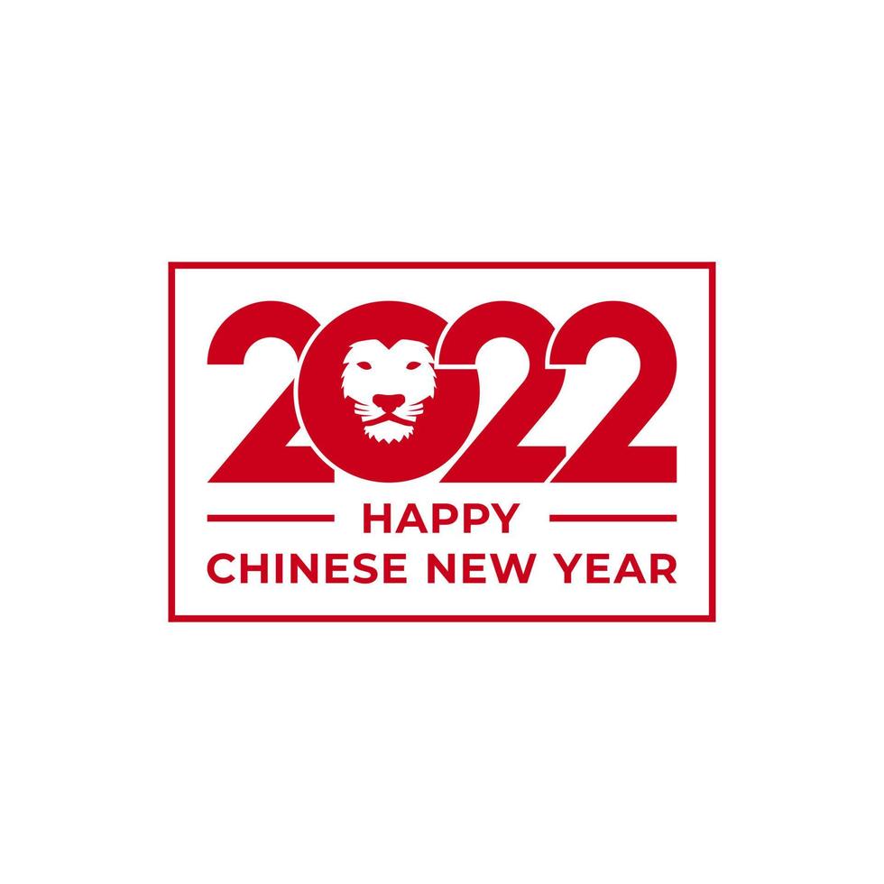 happy chinese new year 2022 design vector illustration.
