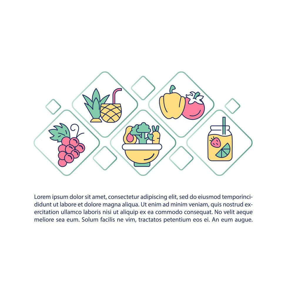 líquido que contiene iconos de línea de concepto de alimentos con texto. plantilla de vector de página ppt con espacio de copia. folleto, revista, elemento de diseño de boletín. ilustraciones lineales de rehidratación en blanco