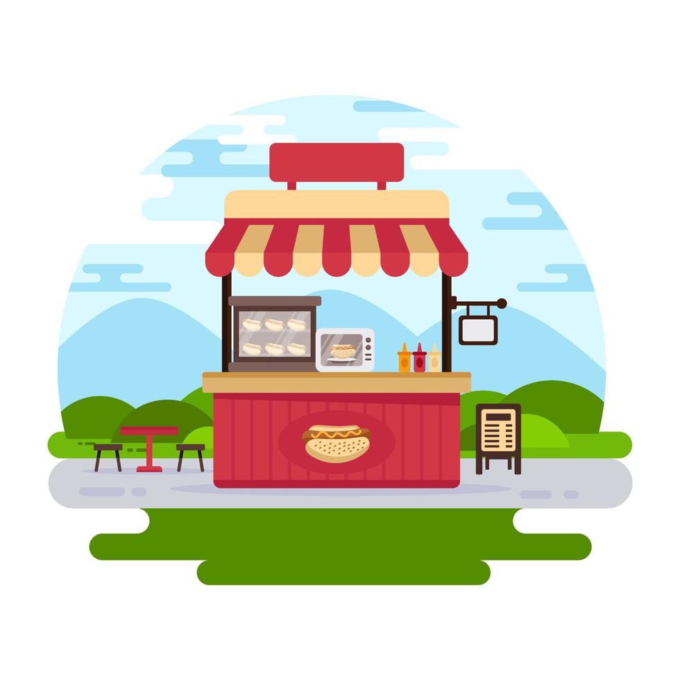 Download premium mini illustration of bakeshop, flat vector