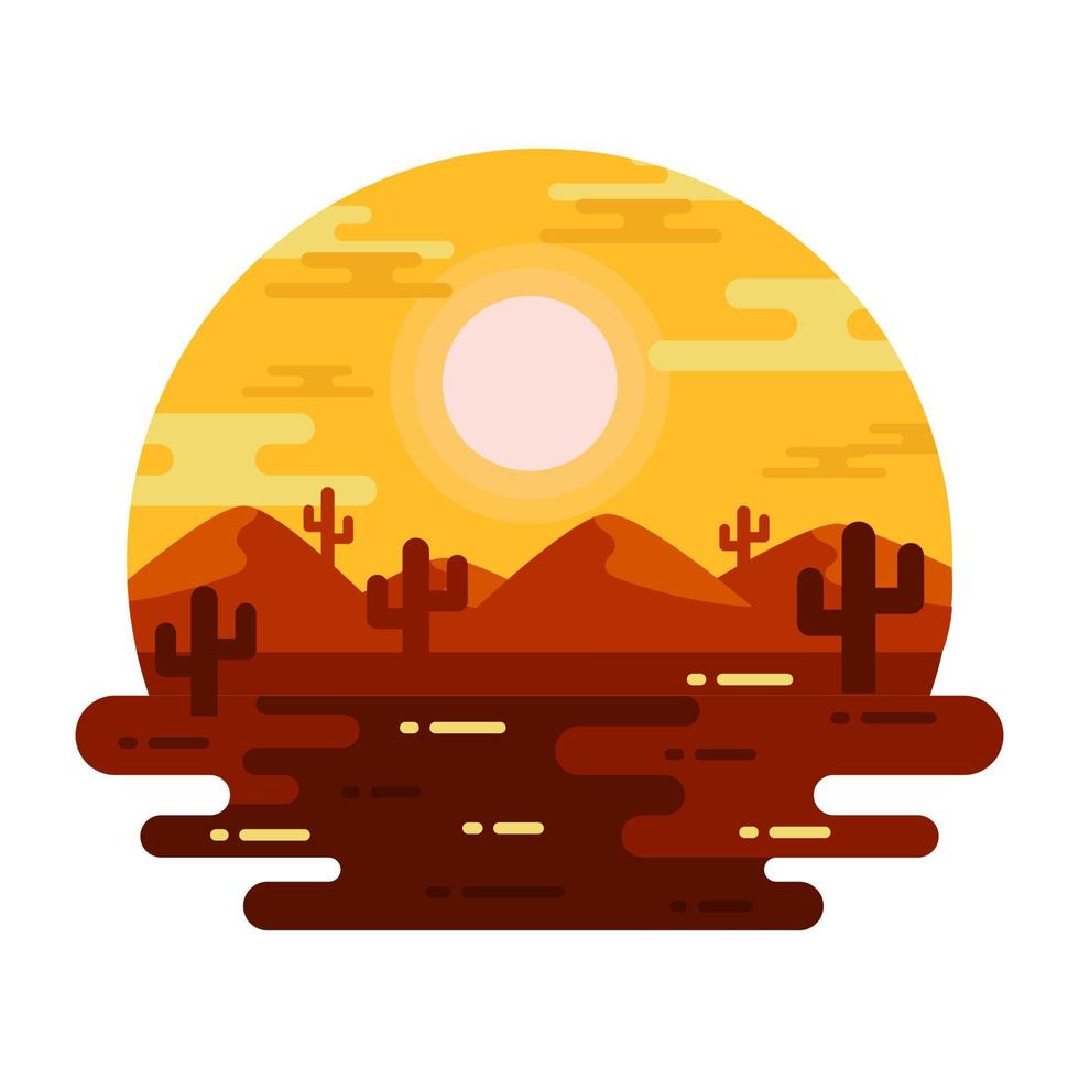 echa un vistazo a este paisaje nocturno bellamente diseñado vector