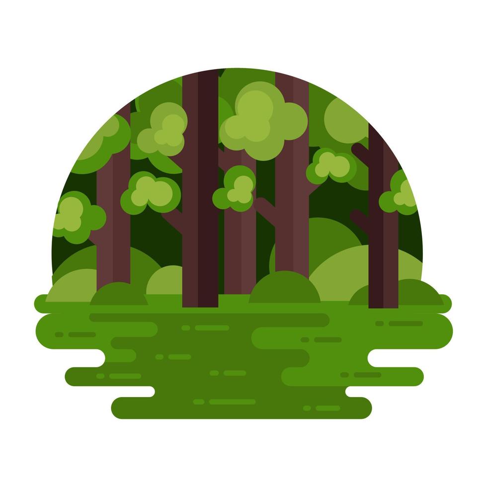 Catch a sight of this beautifully designed night landscape vector